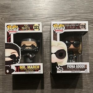 Funko Pop AHS Mr. March and Fiona Goode Figures